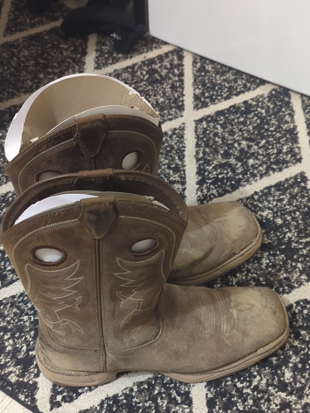 Western Cowboy Tony Lama Boots  Country RR3364 Size 12EE Leather Upper